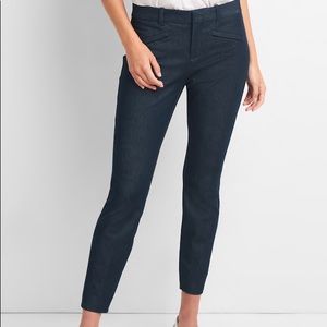 Gap signature skinny ankle navy pants